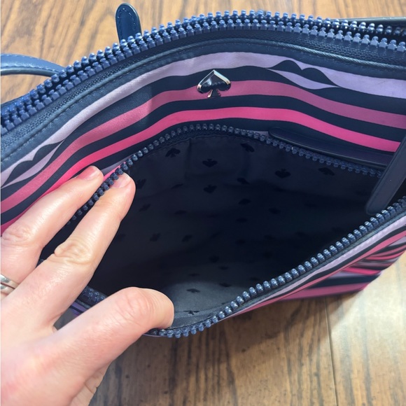 Kate Spade Jae Nylon Crossbody Handbag lips design - Picture 15 of 15
